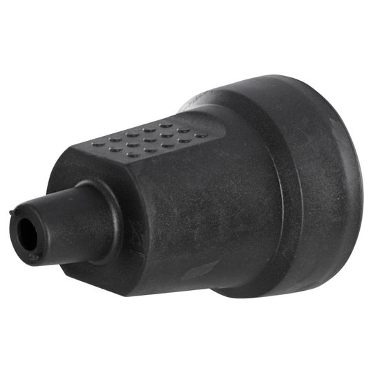 Contrastekker Rubber Zwart
